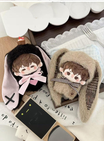 ［ぬい服］10cm 無属性 ぬいぐるみ用 お洋服【兔耳】