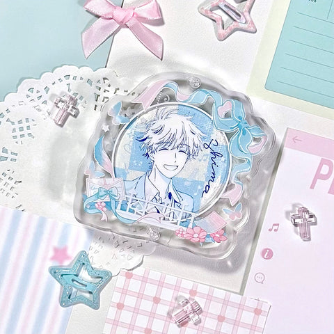 ［推し活グッズ］缶バッジ用アクリルフレーム 58mm【W7DGND】