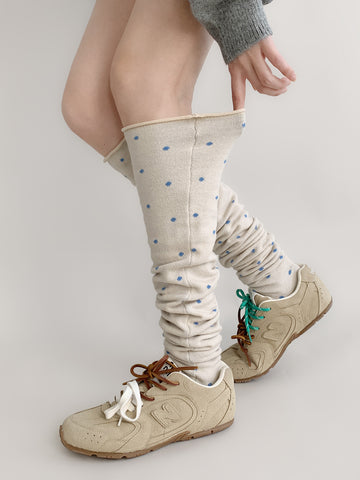 ［靴下］ドット オーバーニーソックス【6XANAC】