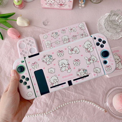 ［MIKKO］Switch カバー ピンク