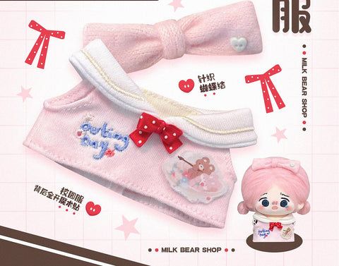 ［ぬい服］10cm 無属性 ぬいぐるみ用 お洋服【小熊学院】