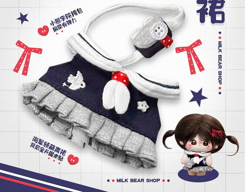 ［ぬい服］10cm 無属性 ぬいぐるみ用 お洋服【小熊学院】