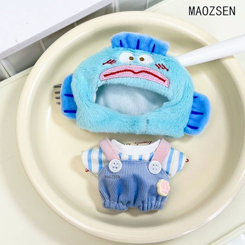 ［ぬい服］10cm 無属性 ぬいぐるみ用服【小丑鱼】