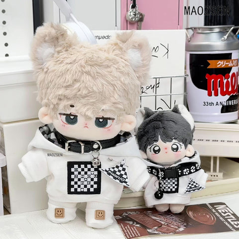 ［ぬい服］10/20cm 無属性 ぬいぐるみ用服【灰旋】