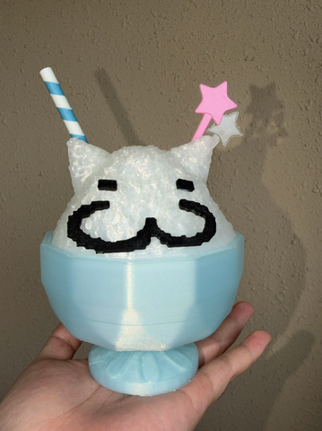 ［推し活グッズ］3Dプリント かき氷 ケース ライト【KJOC60】
