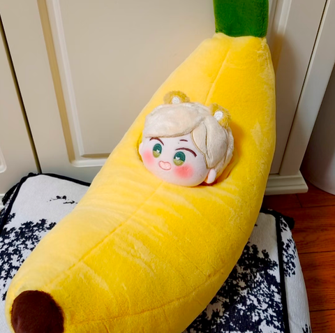 ［ぬい服］15/20cm 無属性 ぬいぐるみ用 クッション【香蕉】