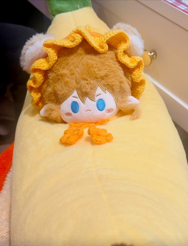 ［ぬい服］15/20cm 無属性 ぬいぐるみ用 クッション【香蕉】