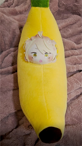 ［ぬい服］15/20cm 無属性 ぬいぐるみ用 クッション【香蕉】