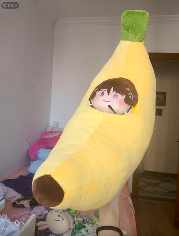 ［ぬい服］15/20cm 無属性 ぬいぐるみ用 クッション【香蕉】