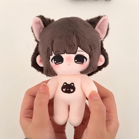 【受注予約】［ぬい本体］10cm 無属性 ぬいぐるみ本体【喵喵铃】