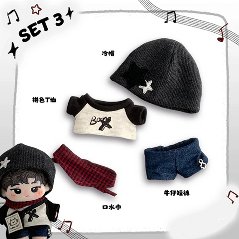 【受注予約】［ぬい服］10cm 無属性 ぬいぐるみ用 お洋服【摇滚】