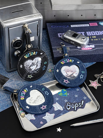 ［推し活グッズ］缶バッジカバー チャーム 58～75mm【Y4F5J1】