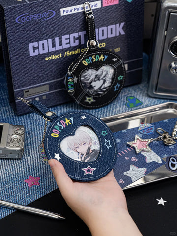 ［推し活グッズ］缶バッジカバー チャーム 58～75mm【Y4F5J1】