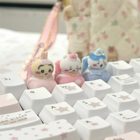 ［ちいかわ］手作り キーキャップ【メカニカルキーボード】