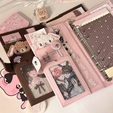 【受注予約】［推し活グッズ］オリジナル 手帳 バインダー a6per【IDR6DM】