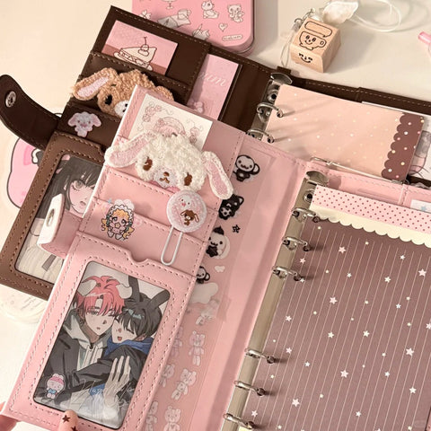 【受注予約】［推し活グッズ］オリジナル 手帳 バインダー a6per【IDR6DM】