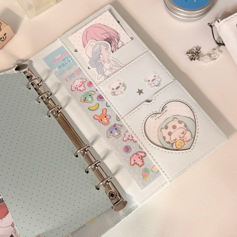 【受注予約】［推し活グッズ］オリジナル 手帳 バインダー a6per【IDR6DM】