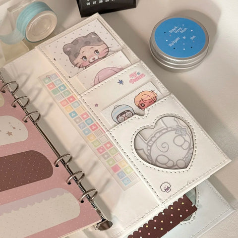 【受注予約】［推し活グッズ］オリジナル 手帳 バインダー a6per【IDR6DM】