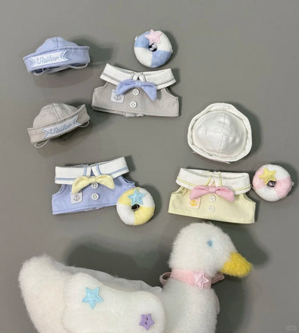 ［ぬい服］10cm 無属性 ぬいぐるみ用 お洋服【水手】