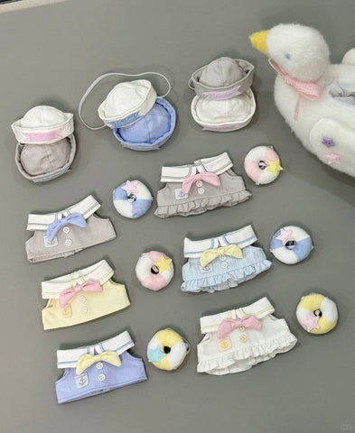 ［ぬい服］10cm 無属性 ぬいぐるみ用 お洋服【水手】