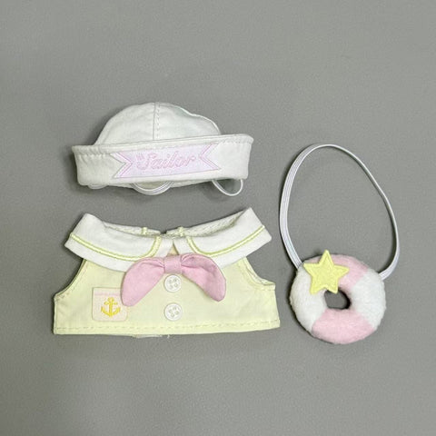 ［ぬい服］10cm 無属性 ぬいぐるみ用 お洋服【水手】