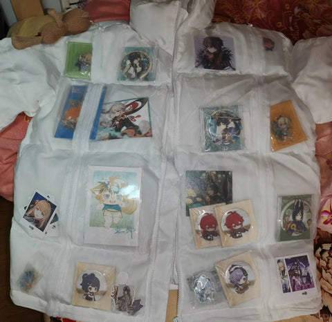 ［推し活グッズ］痛ジャケット 中綿ダウンジャケット