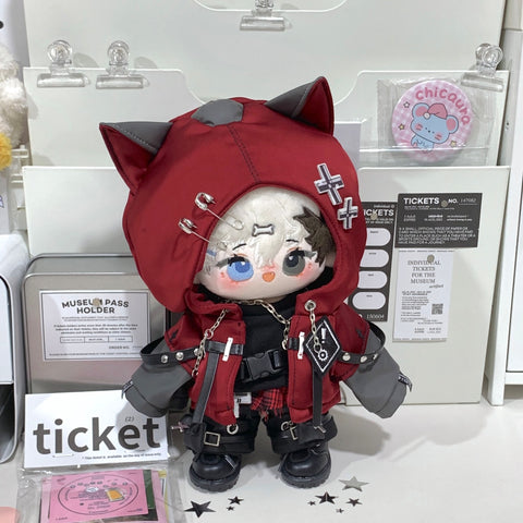 ［ぬい服］20/30cm 無属性 ぬいぐるみ用 お洋服【暗夜】