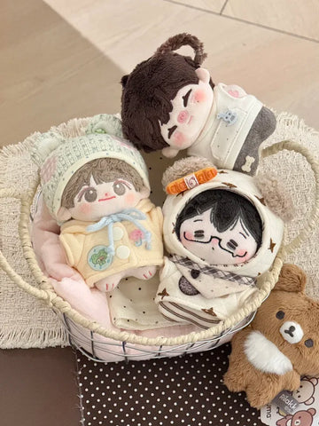 【受注予約】［ぬい服］10cm 無属性 ぬいぐるみ用 お洋服【糖霜】