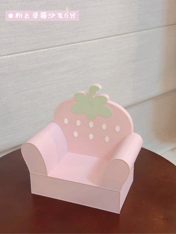 ［BJD小物］1/6 ドール用 手作り いちご家具【43S448】