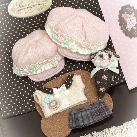【受注予約】［ぬい服］10cm 無属性 ぬいぐるみ用 お洋服【糖霜】