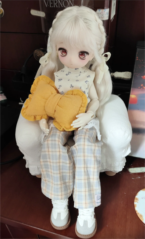 ［BJD小物］1/3 1/4 1/6 1/8 1/12 ドール用 手作り ソファー【2U3OF4】