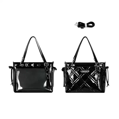 ［バッグ］缶バッジ用 痛バッグ 2way ショルダーバッグ【S0F5X5】