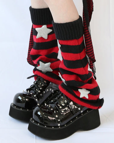 ［靴］ダークパンク フラットフォームブーツ【I1Q7DD】