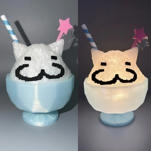 ［推し活グッズ］3Dプリント かき氷 ケース ライト【KJOC60】