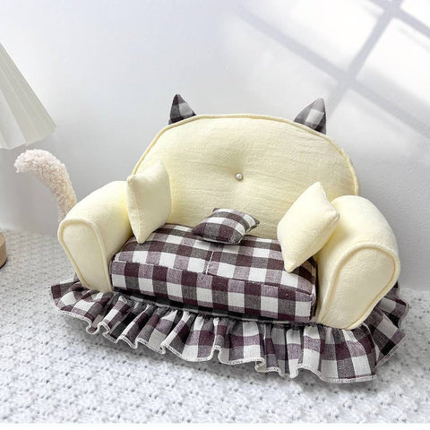 ［BJD小物］1/3 1/4 1/6 1/8 1/12 ドール用 手作り ソファー【2SQ7IT】