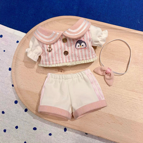 ［ぬい服］10/20cm 無属性 ぬいぐるみ用 お洋服【海军】