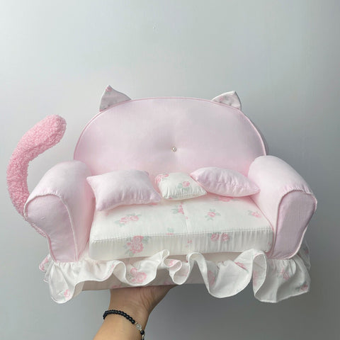 ［BJD小物］1/3 1/4 1/6 1/8 1/12 ドール用 手作り ソファー【2SQ7IT】