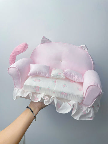 ［BJD小物］1/3 1/4 1/6 1/8 1/12 ドール用 手作り ソファー【2SQ7IT】