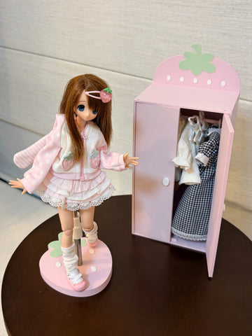 ［BJD小物］1/6 ドール用 手作り いちご家具【43S448】