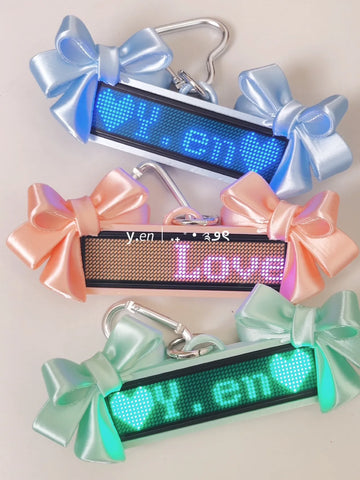 送料無料［推し活グッズ］応援用の電飾ボードキーホルダー Bluetooth【V7NAZE】