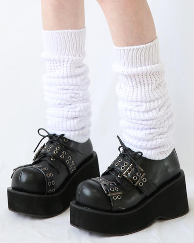 ［靴］ラウンドトゥ プラットフォームシューズ【K3R835】