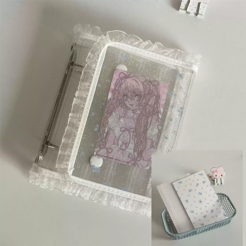 ［推し活グッズ］オリジナル 手帳 6穴 バインダー A7【L6N1C3】