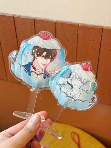［推し活グッズ］PVC 缶バッジカバー 58/75mm【G7K2T8】