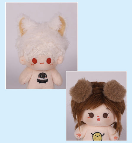 ［ぬい小物］10cm 無属性 ぬいぐるみ用 耳【兽耳】