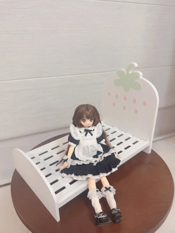 ［BJD小物］1/6 ドール用 手作り いちご家具【43S448】