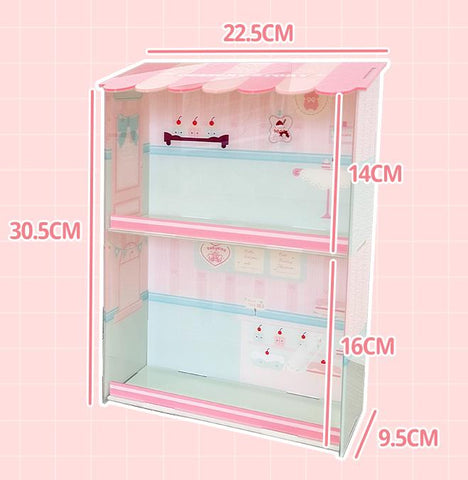 ［ぬい服］10cm 無属性 ぬいぐるみ用 アクリルケース【收纳架】