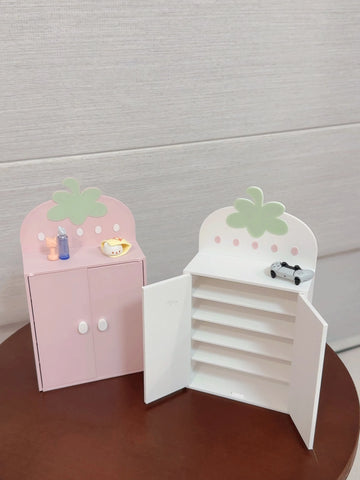 ［BJD小物］1/6 ドール用 手作り いちご家具【43S448】