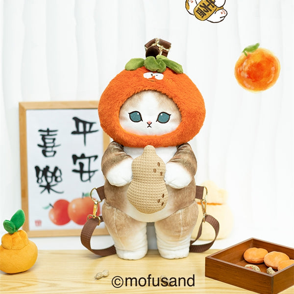 mofusand ぬいぐるみリュック モフサンド］mofusand 海外限定 ぬいぐるみ リュック【花生】 – candymoon