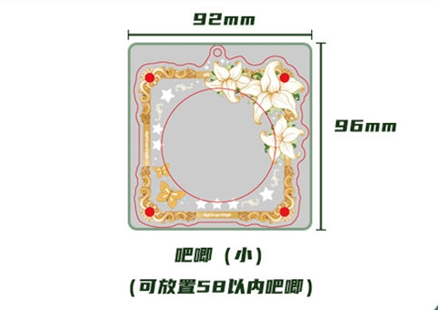 ［推し活グッズ］缶バッジアクリルフレーム 58/75mm【NIWYS6】