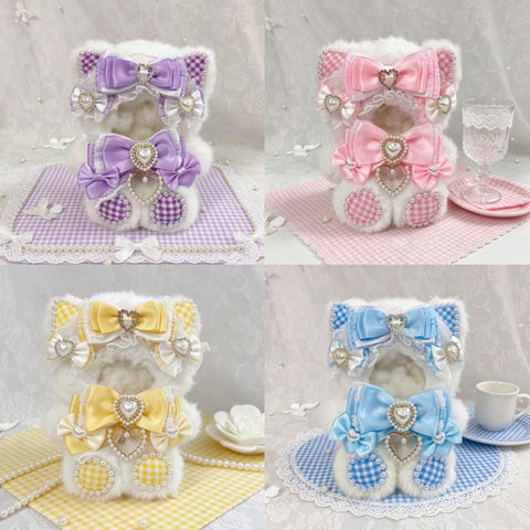 ［ぬい服］ちびぐるみ用 無属性 おすわり 手作り 着ぐるみ【Q3Q6D2】